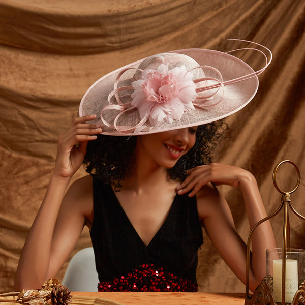 Womens Gorgeous Unique Sinamay Fascinators