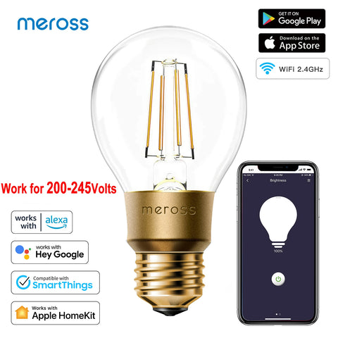 Smart Wi-Fi LED Bulb with Dimmable Light Alexa Google Home SmartThings