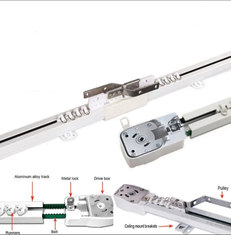 Customizable Electric Curtain Track