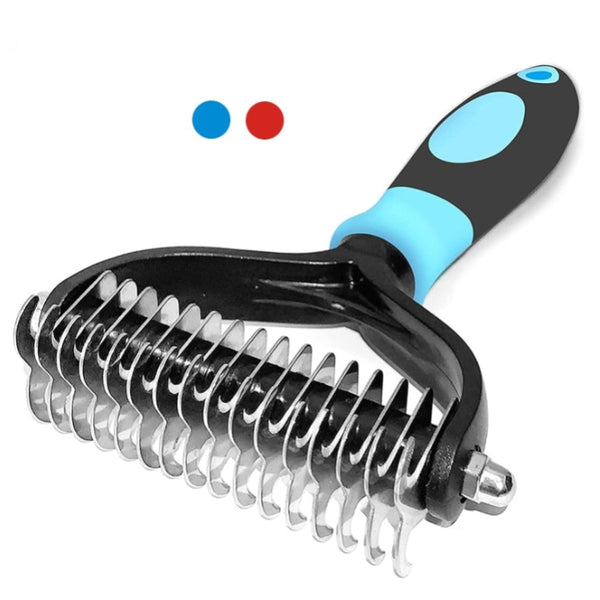 Professional 2 Sided Pet Deshedding Brush