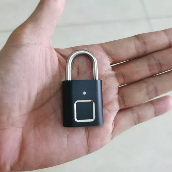 Smart Home USB Rechargeable Fingerprint Mini Padlock