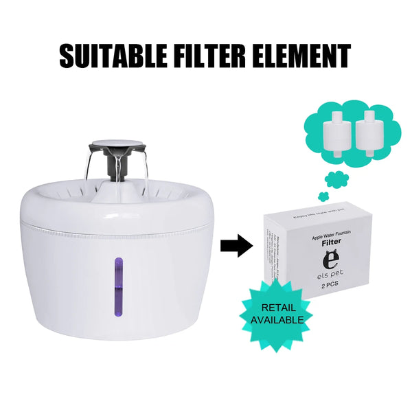 Cat Automatic Fresh Water Fountain Filter 2.5L Capacity