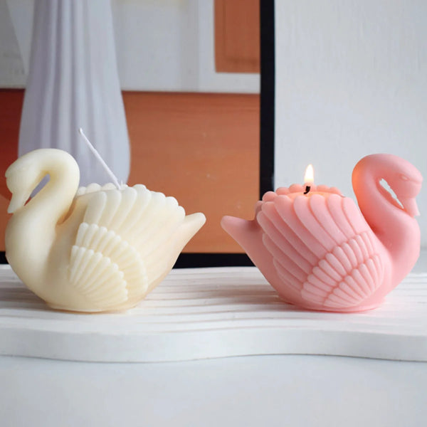 Silicone Swan Candle Molds