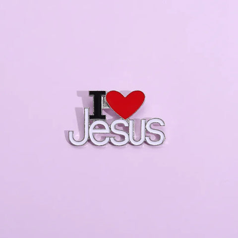 I Love Jesus Enamel Pin