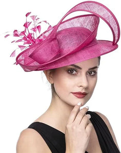 Womens Gorgeous Unique Sinamay Fascinators