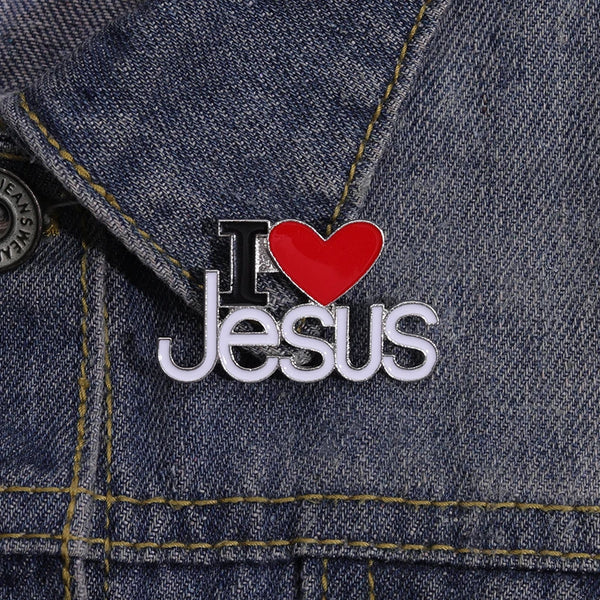 I Love Jesus Enamel Pin