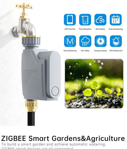Smart WIFI Garden Sprinkler Irrigation System Alexa Google Home