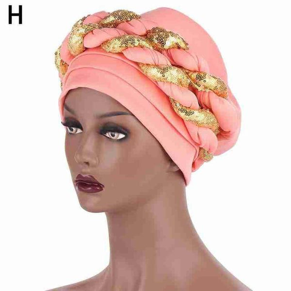 Womens African Gele Head-Wrap