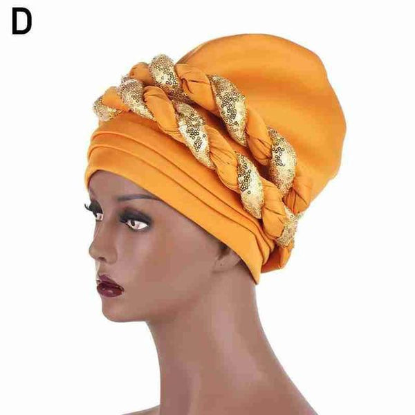 Womens African Gele Head-Wrap