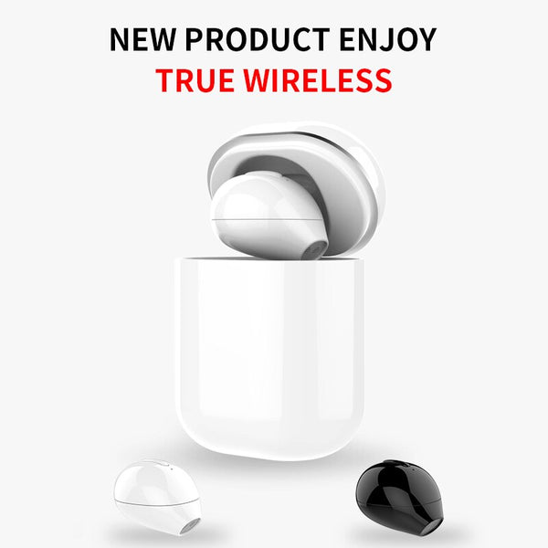 SQRMINI X20 Ultra Mini Wireless Single Bluetooth Earphone With Charge Case