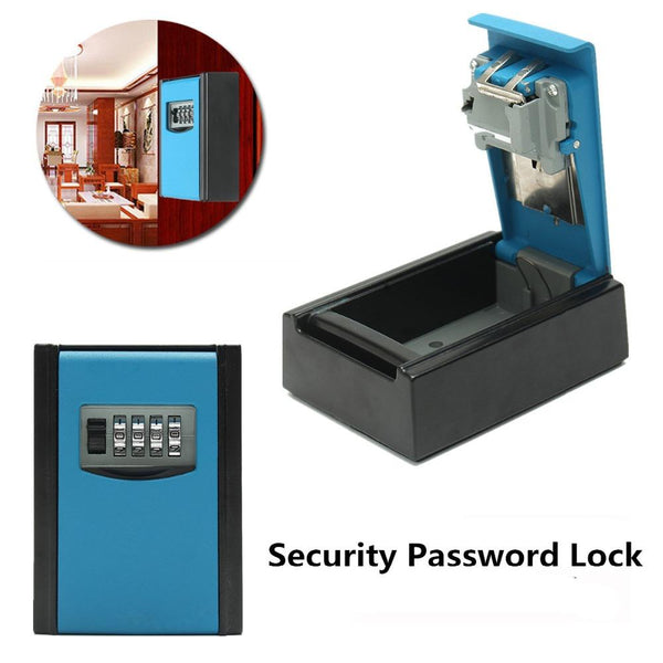 4 Digit Combination Password safe Key Lock Box