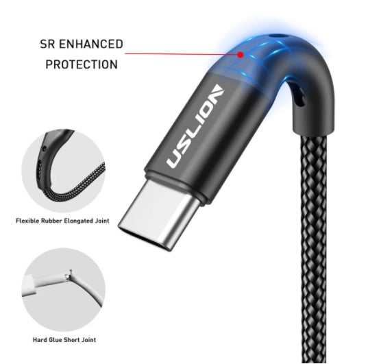 3A USB Type C Fast Charging Cable