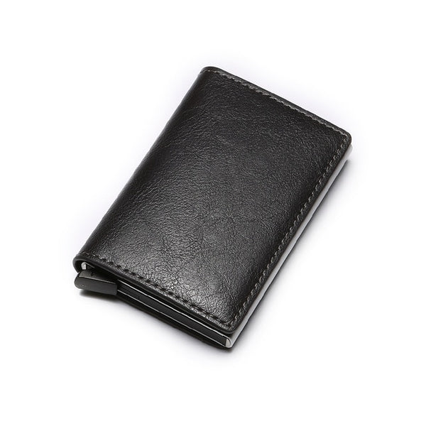 RFID  Blocking Leather Wallets - protect your debit & credit cards from being read remotely
