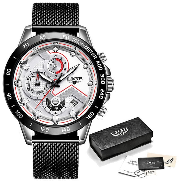 Mens Top Brand Luxury Chronograph Quartz Watch