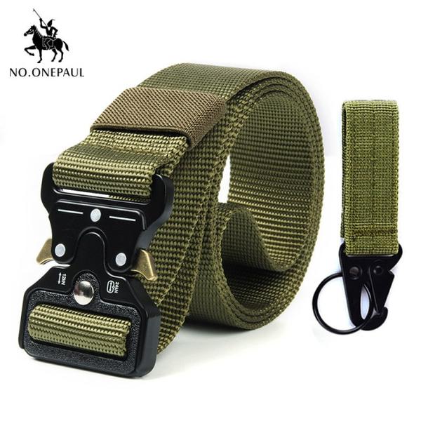 Mens Military High Quality Nylon Tactical Training Belt, Multifunctional