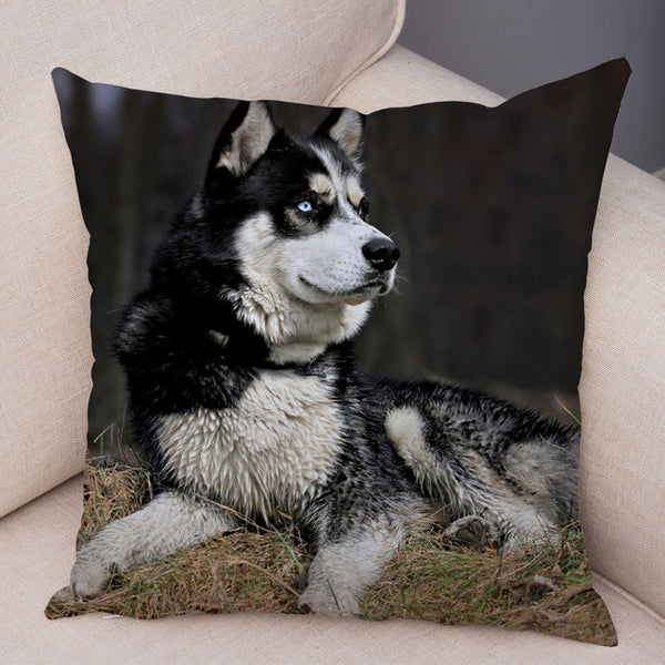 Siberian Husky Pillow Covers Super Soft 45*45cm