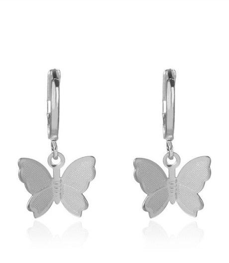 Womens Fashion Butterfly Clip Pierced Earrings - Crosses Butterflies, Different Varieties