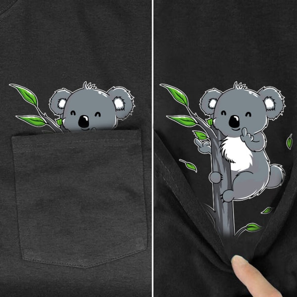 Funny Hidden Animal Pocket T-shirts
