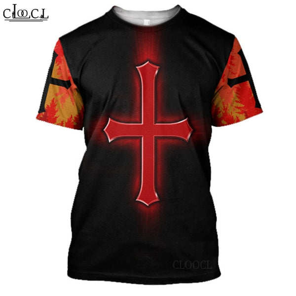 3D Print Mens and Womens Jesus Fashion Hip Hop T Shirt
