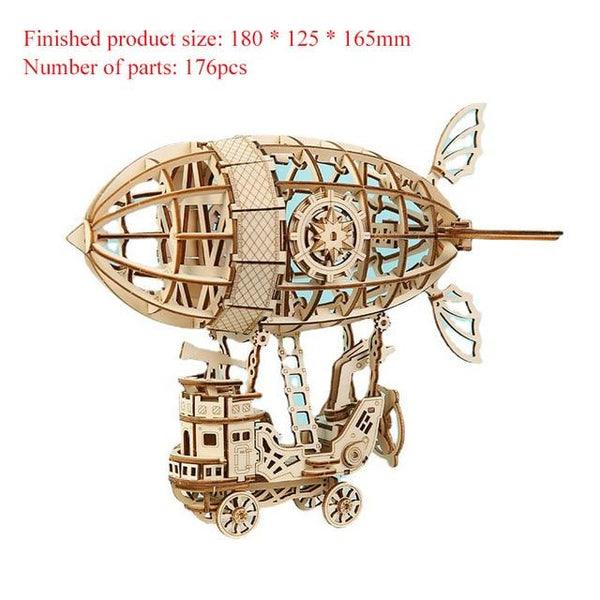 Wooden Puzzle Assembly Kits - Zeppelin
