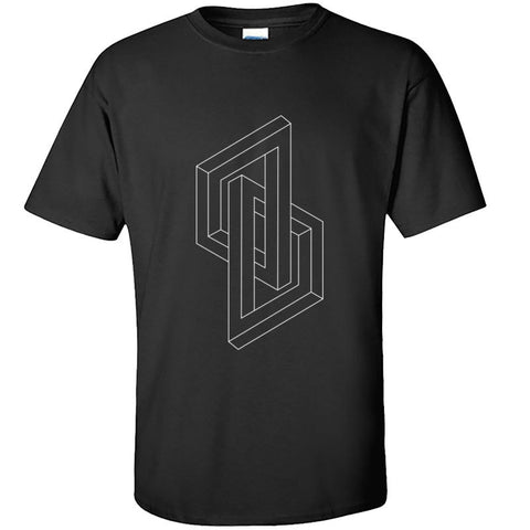 Mens Optical illusion Geometry T-Shirts