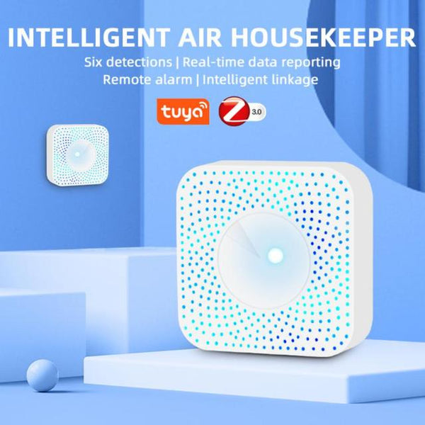 Tuya 6 IN 1 Smart Air Box Humidity Sensor