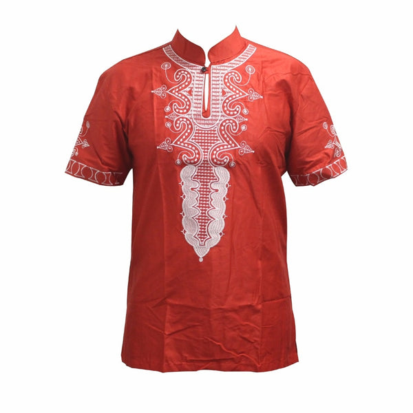 Mens Embroidered Dashiki Shirt